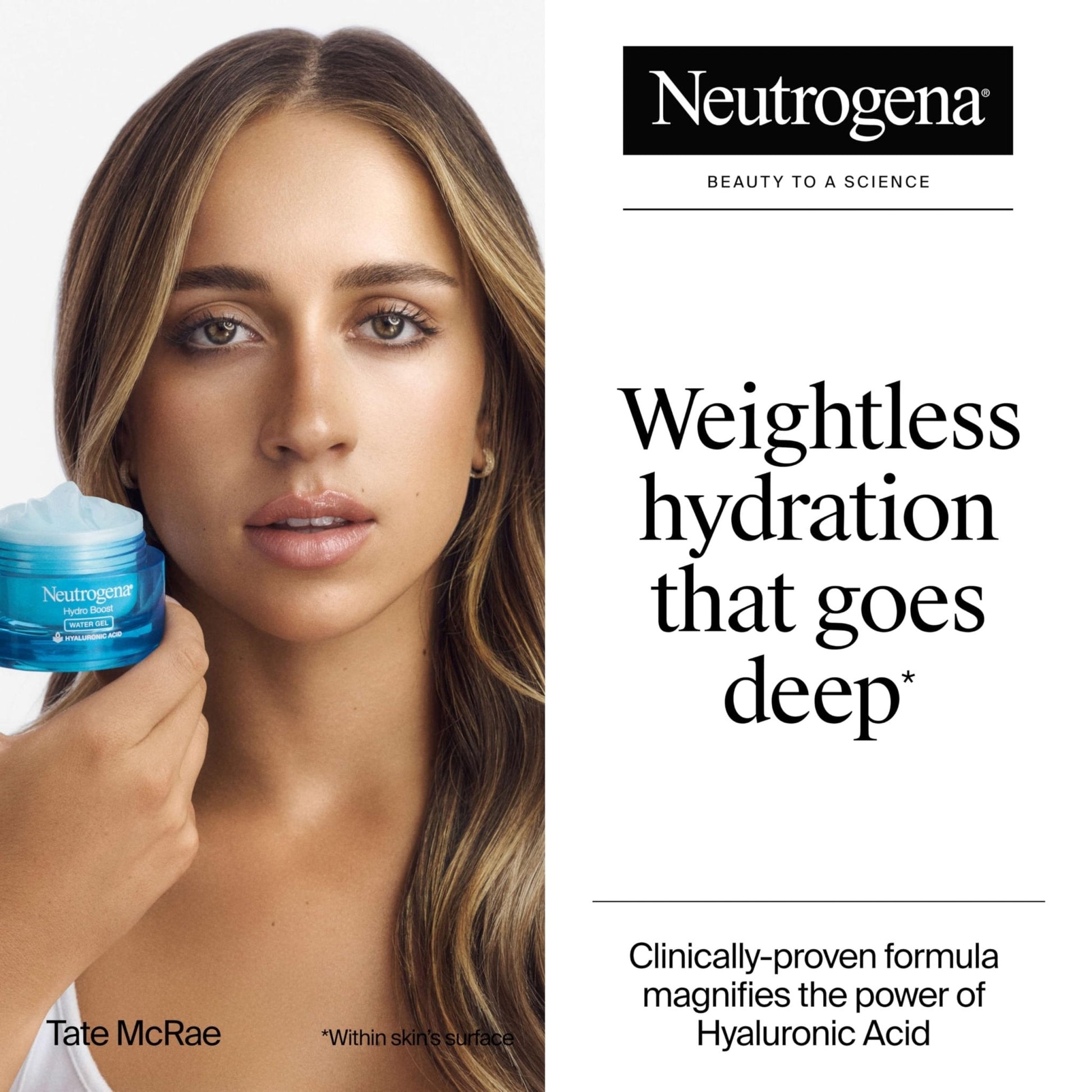Neutrogena Hydro Boost Water Gel, Hyaluronic Acid Facial Moisturizer for Normal to Oily Skin, Hydrating Face Moisturizer, - Maple Wellness Supplements