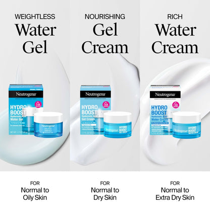 Neutrogena Hydro Boost Water Gel, Hyaluronic Acid Facial Moisturizer for Normal to Oily Skin, Hydrating Face Moisturizer, - Maple Wellness Supplements