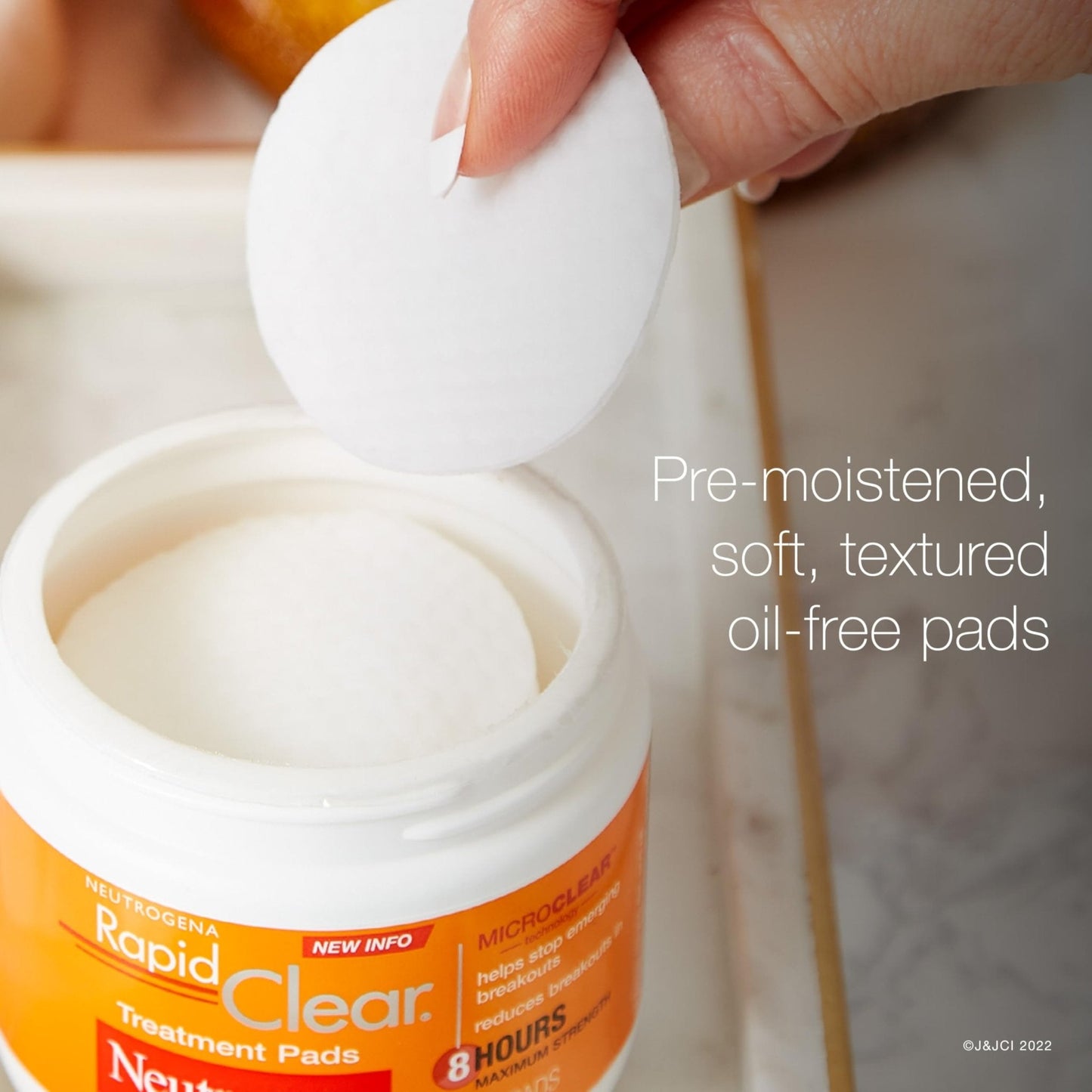Neutrogena Rapid Clear Maximum Strength Acne Treatment Pads - Salicylic Acid Formula - Maple Wellness Supplements