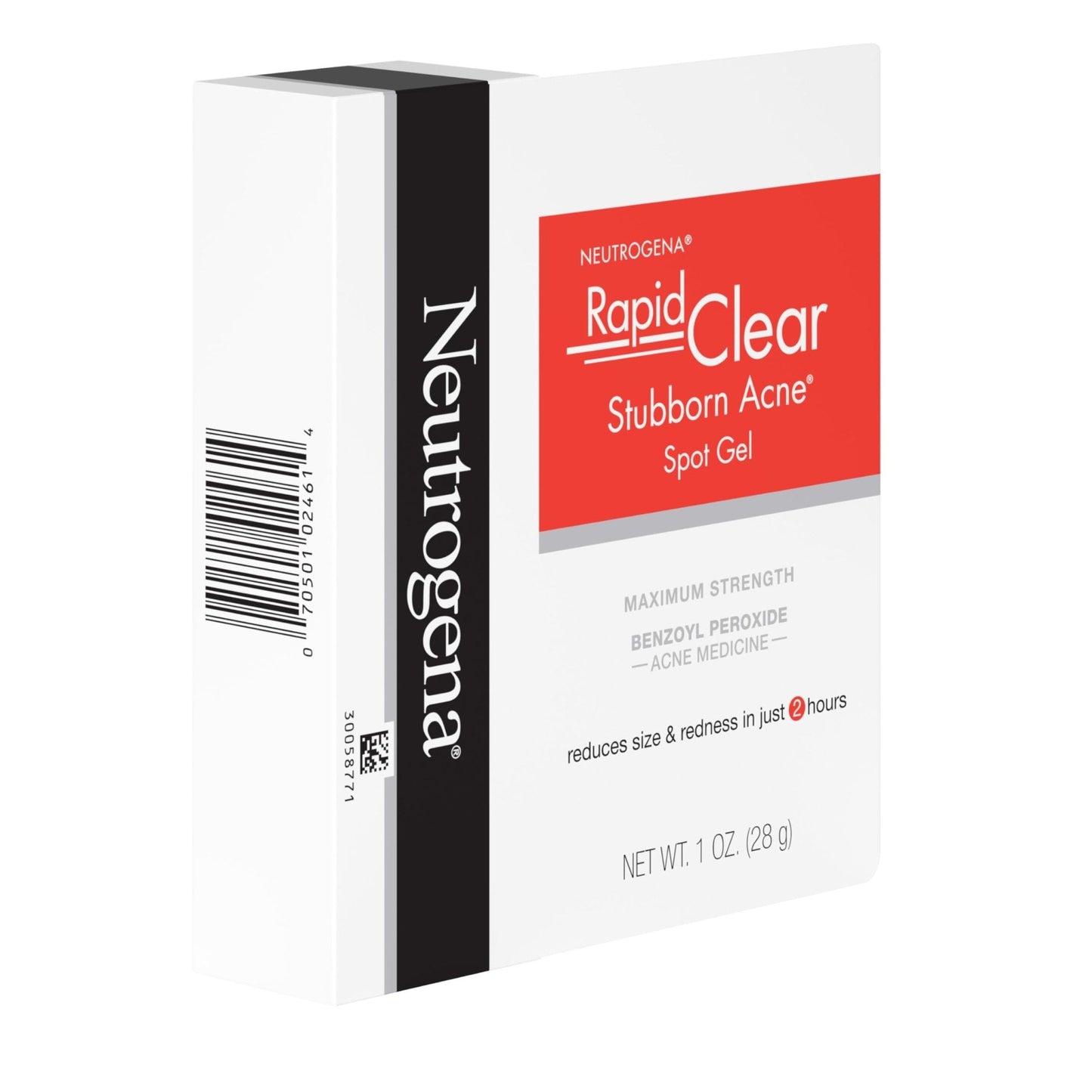 Neutrogena Rapid Clear Stubborn Acne Spot Treatment Gel, Maximum Strength 10% Benzoyl Per-oxide - Maple Wellness Supplements