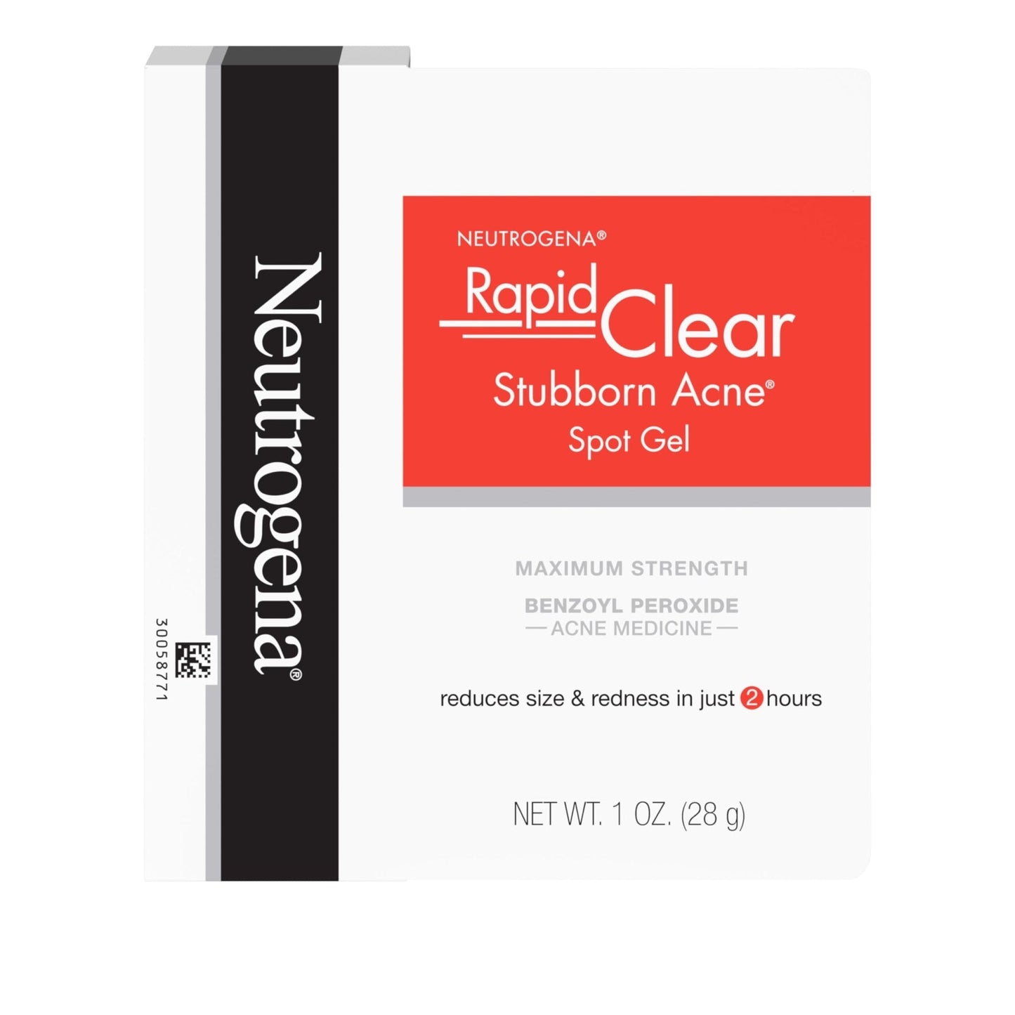 Neutrogena Rapid Clear Stubborn Acne Spot Treatment Gel, Maximum Strength 10% Benzoyl Per-oxide - Maple Wellness Supplements