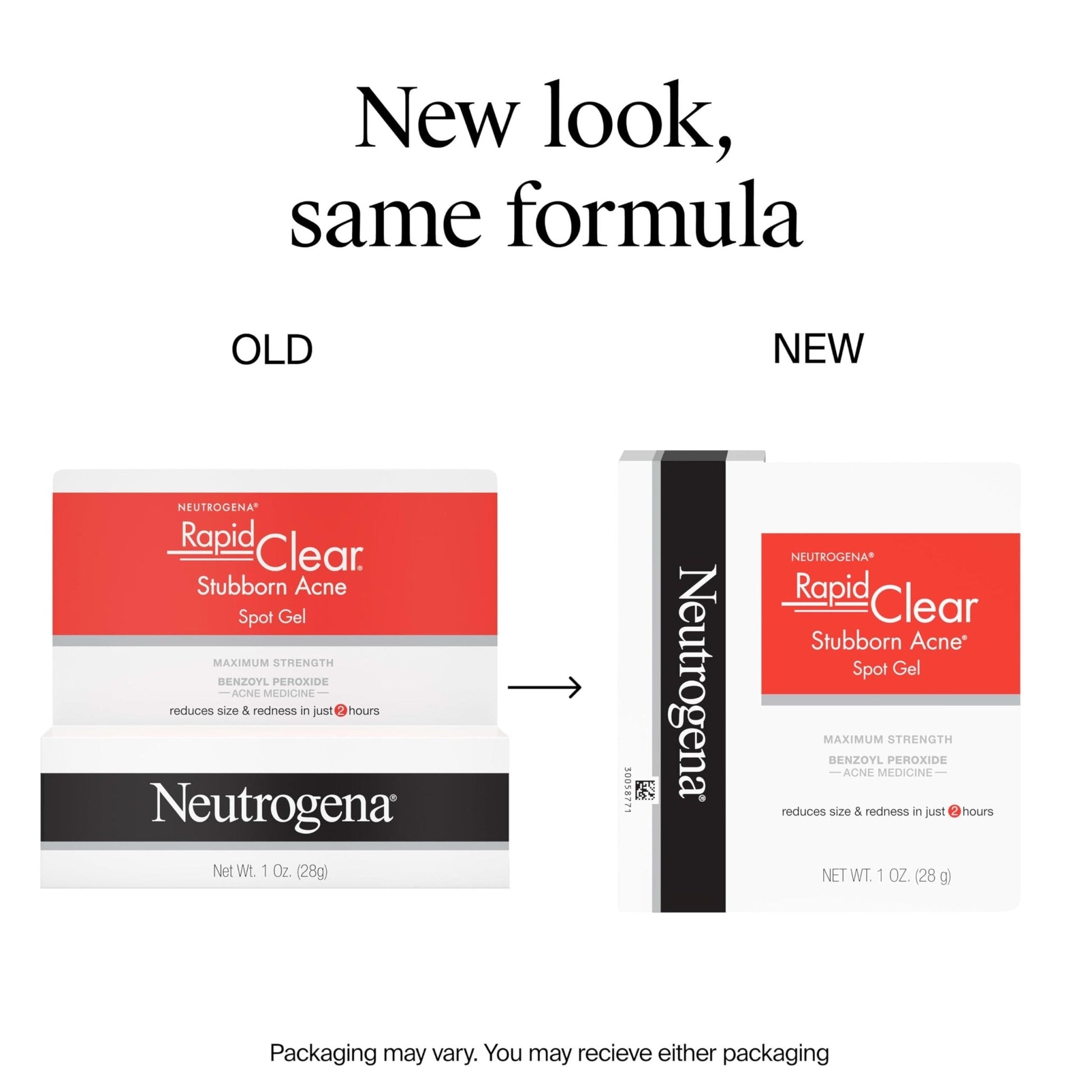 Neutrogena Rapid Clear Stubborn Acne Spot Treatment Gel, Maximum Strength 10% Benzoyl Per-oxide - Maple Wellness Supplements