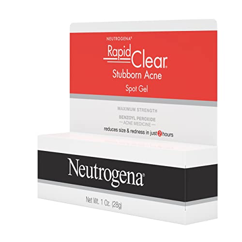 Neutrogena Rapid Clear Stubborn Acne Spot Treatment Gel, Maximum Strength 10% Benzoyl Per-oxide - Maple Wellness Supplements
