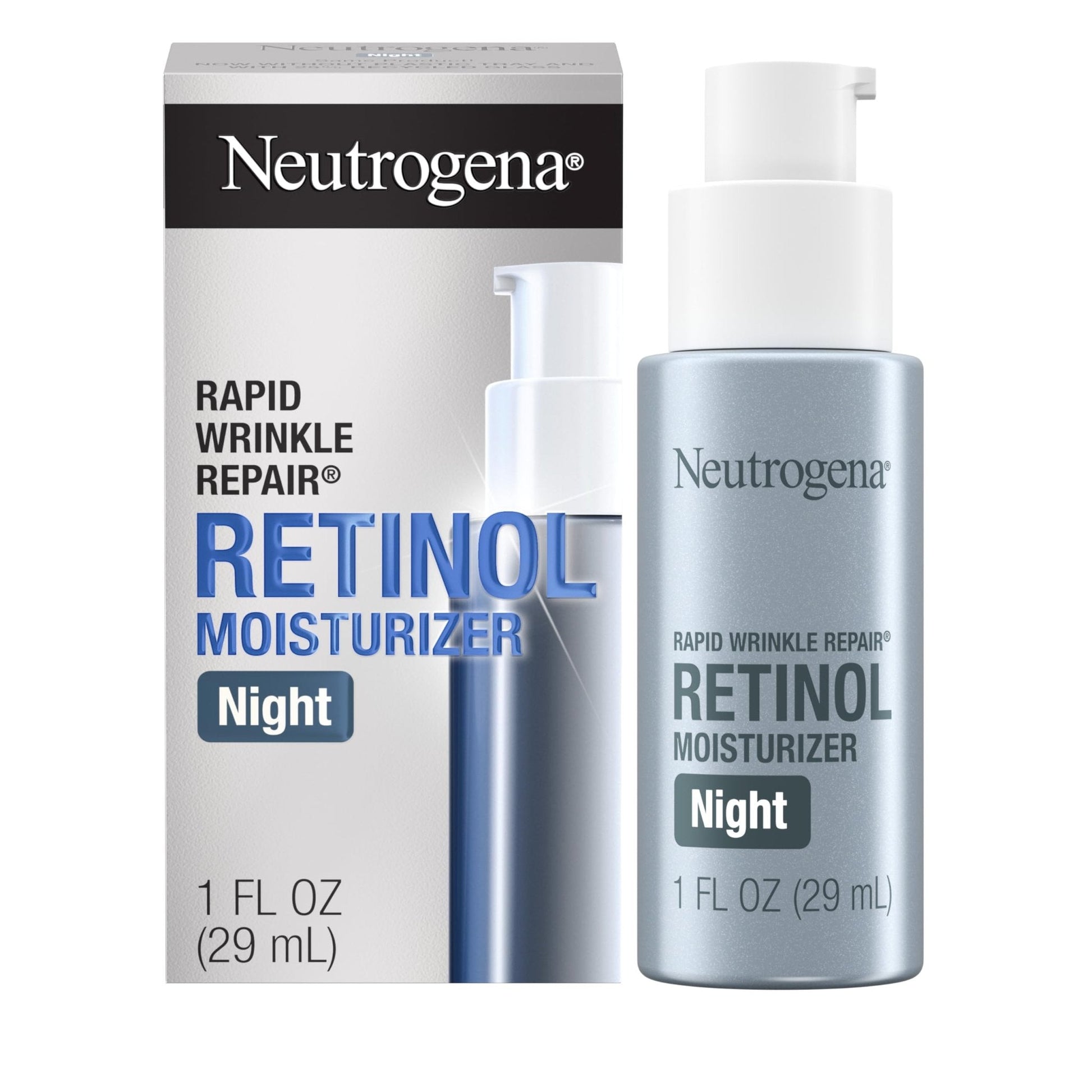 Neutrogena Retinol Face Moisturizer Cream, Rapid Wrinkle Repair, Anti-Wrinkle Night Moisturizer, Anti-Wrinkle Face & Neck Cream - Maple Wellness Supplements