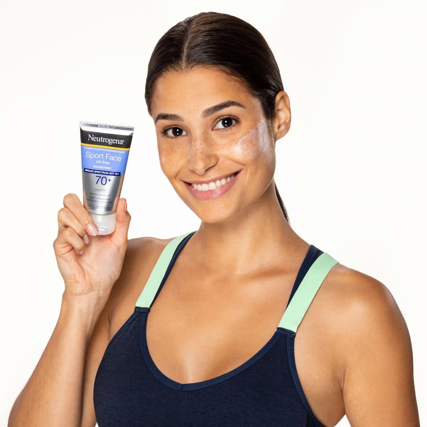 Neutrogena Sport Face Sunscreen SPF 70+, Oil-Free, 2.5 fl oz, Sweat & Water-Resistant - Maple Wellness Supplements