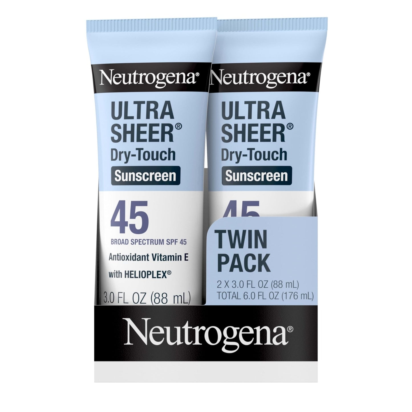 Neutrogena Ultra Sheer Dry-Touch Sunscreen For Face & Body, SPF 45 Broad Spectrum UVA/UVB Protection - Maple Wellness Supplements