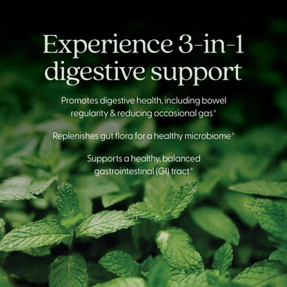 New Chapter All-Flora Probiotic for Advanced Digestion & Complete Gut Health with Prebiotics + Postbiotics, Clinical-Strength Strains, 100% Vegetarian, Non-GMO, Shelf Stable - 60 ct (2 Month Supply) - Maple Wellness Supplements