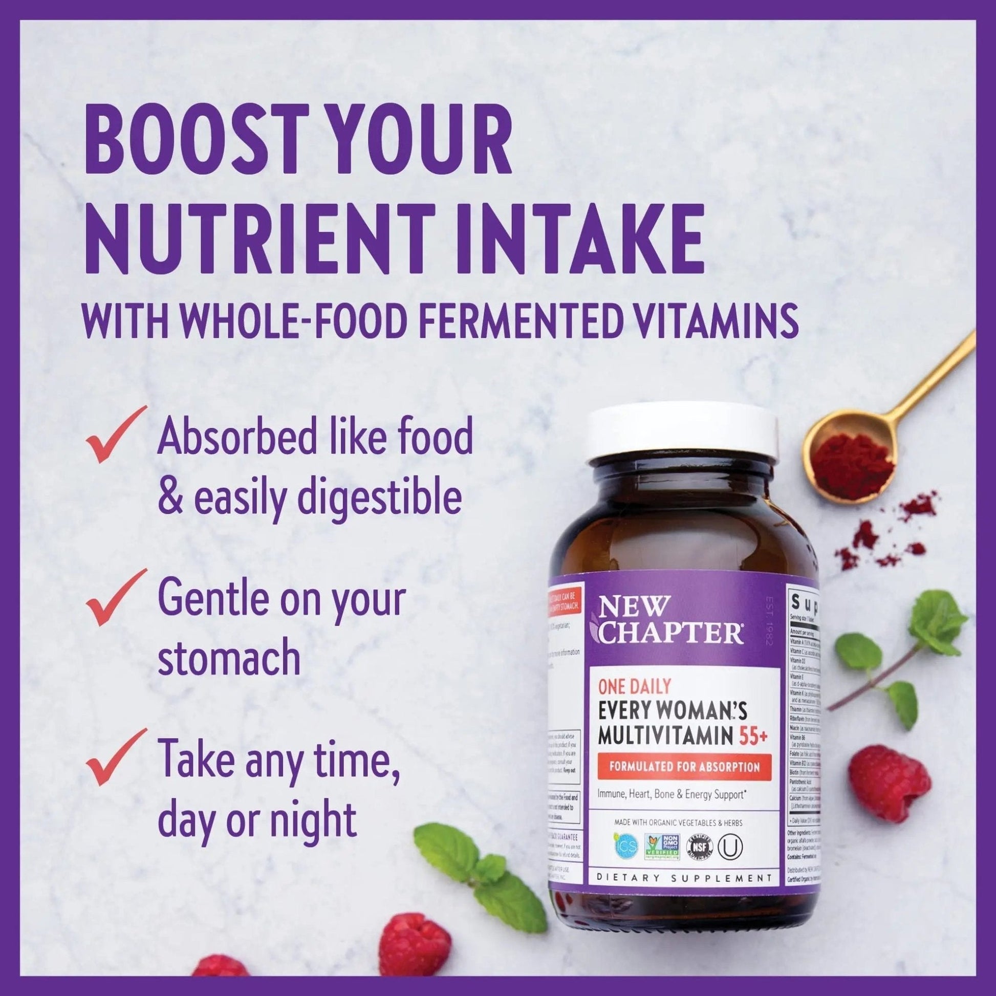 New Chapter Every Women's One Daily 55+ 90ct - Maple Wellness Supplements