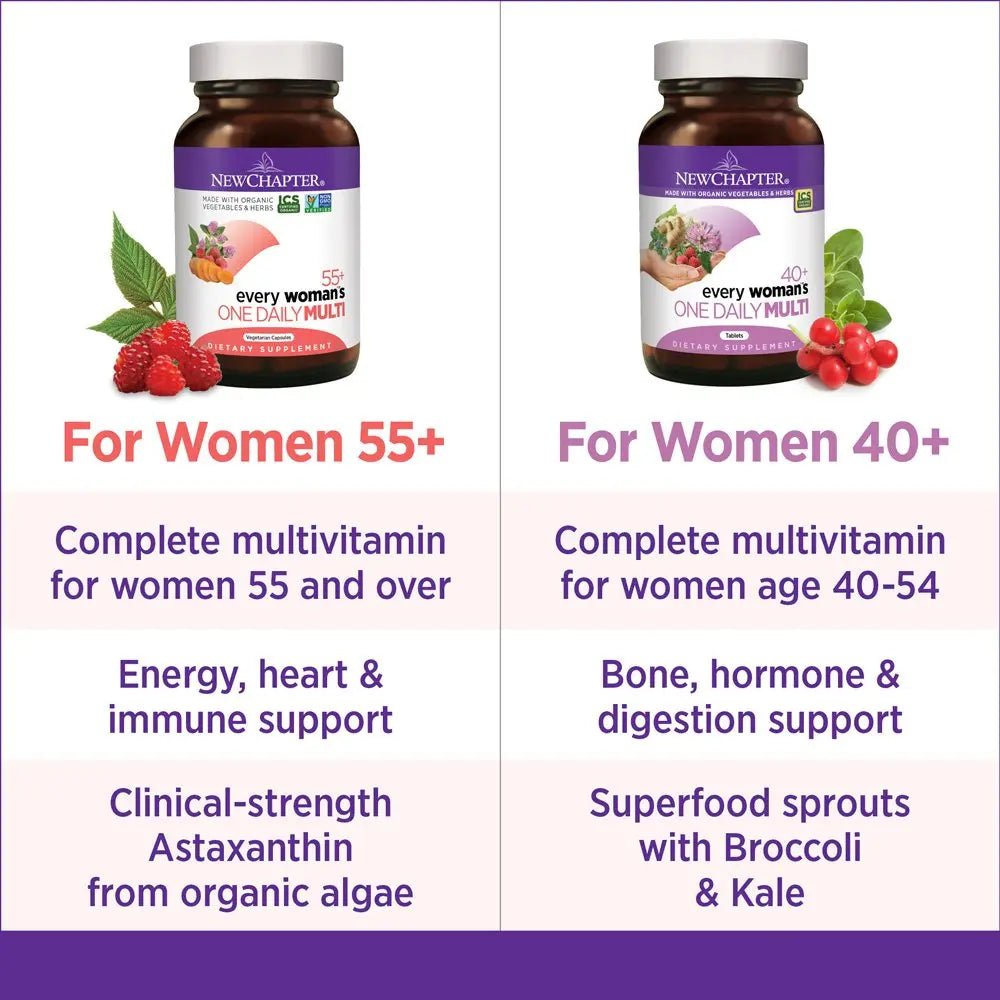New Chapter Every Women's One Daily 55+ 90ct - Maple Wellness Supplements