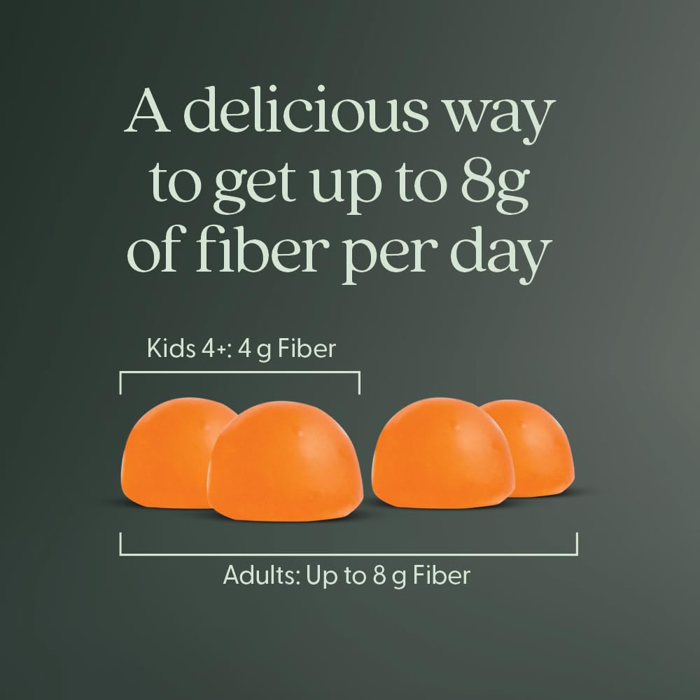 New Chapter Organic Fiber Gummies for Adults & Kids (Age 4+), Plant-Based Prebiotic Fiber for Digestive Health, Vegan, Non-GMO, USDA Organic - Maple Wellness Supplements