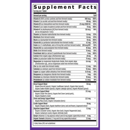 New Chapter Women’s Multivitamin 40+, extra B6 & B12, Biotin for Hair Growth, D3, Vit C, Zinc for Immune & Stress Support, Gentle on an Empty Stomach - Maple Wellness Supplements