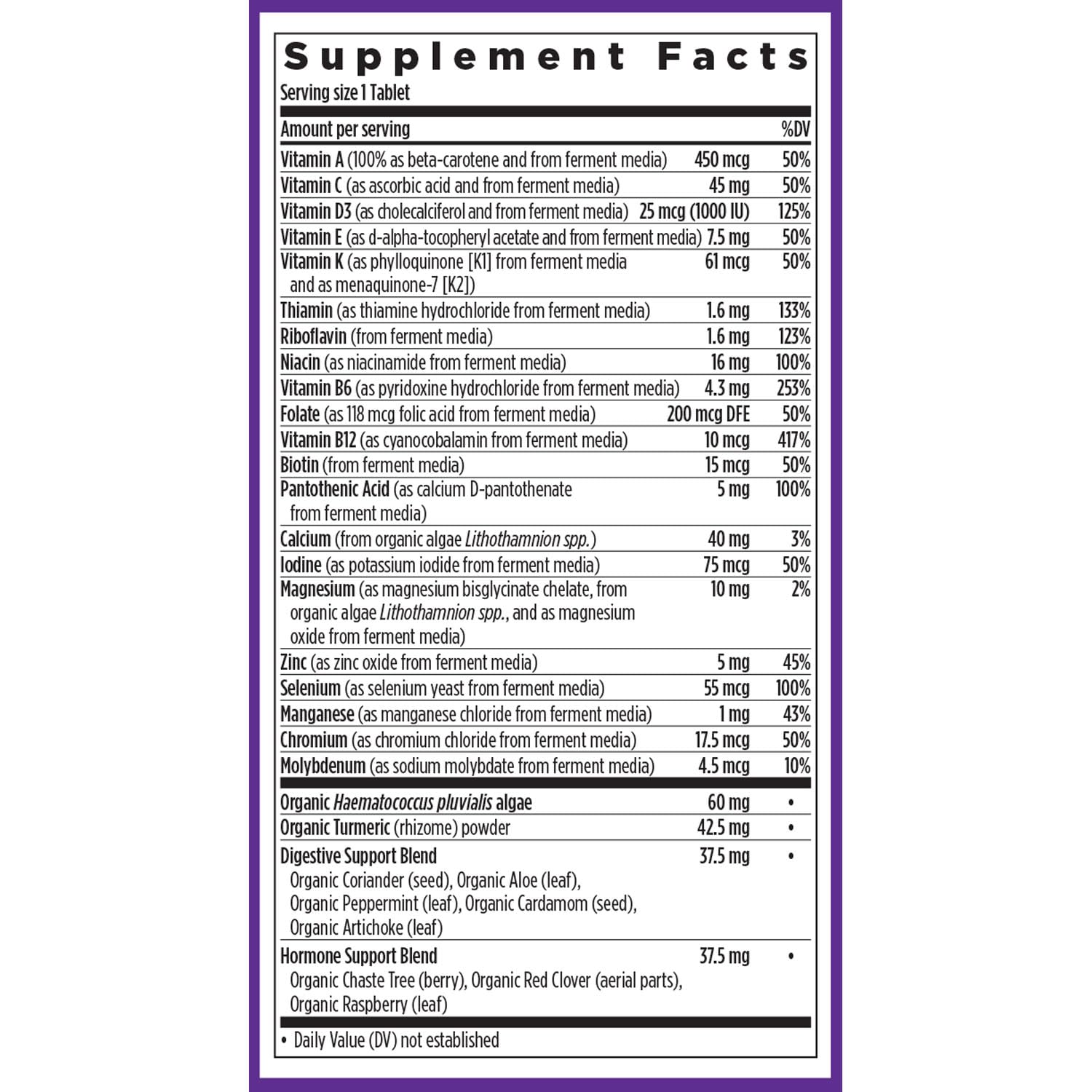 New Chapter Women’s Multivitamin 55+, Astaxanthin, B6, B12, D3, Vitamin C & Zinc, Immune, Heart, Cellular Energy, and Bone Support, Gentle on The Stomach - Maple Wellness Supplements