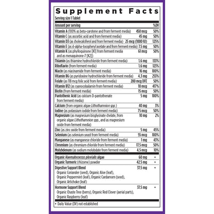 New Chapter Women’s Multivitamin 55+, Astaxanthin, B6, B12, D3, Vitamin C & Zinc, Immune, Heart, Cellular Energy, and Bone Support, Gentle on The Stomach - Maple Wellness Supplements