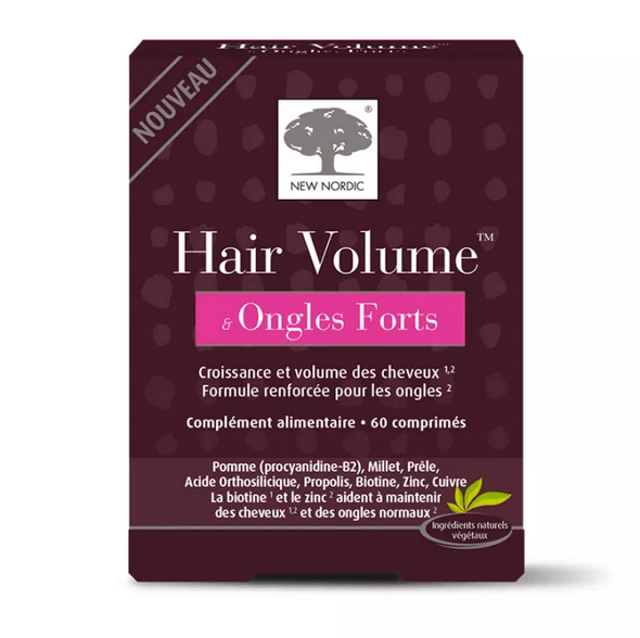 New Nordic Hair Volume and Strong Nails 60 tablets - Maple Wellness Supplements