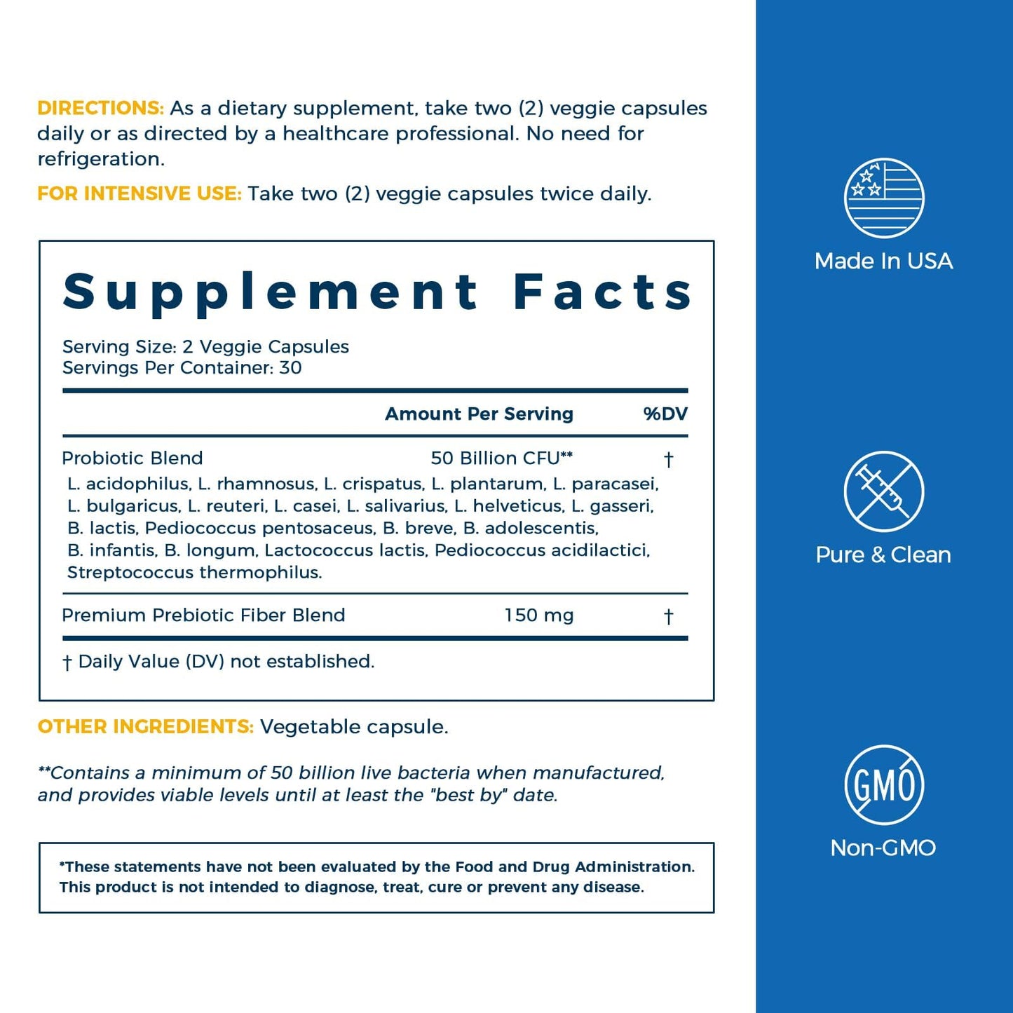 NewRhythm Probiotics 50 Billion CFU 20 Strains, 60 Veggie Capsules, Targeted Release Technology, Stomach Acid Resistant - Maple Wellness Supplements