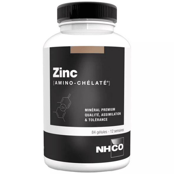 NHCO Zinc Amino-Chelate 84 capsules - Maple Wellness Supplements