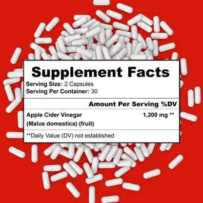 Ni una dieta más Reduce Abdominal Fat - Vinegar Capsules - Best for Weight Loss - Maple Wellness Supplements
