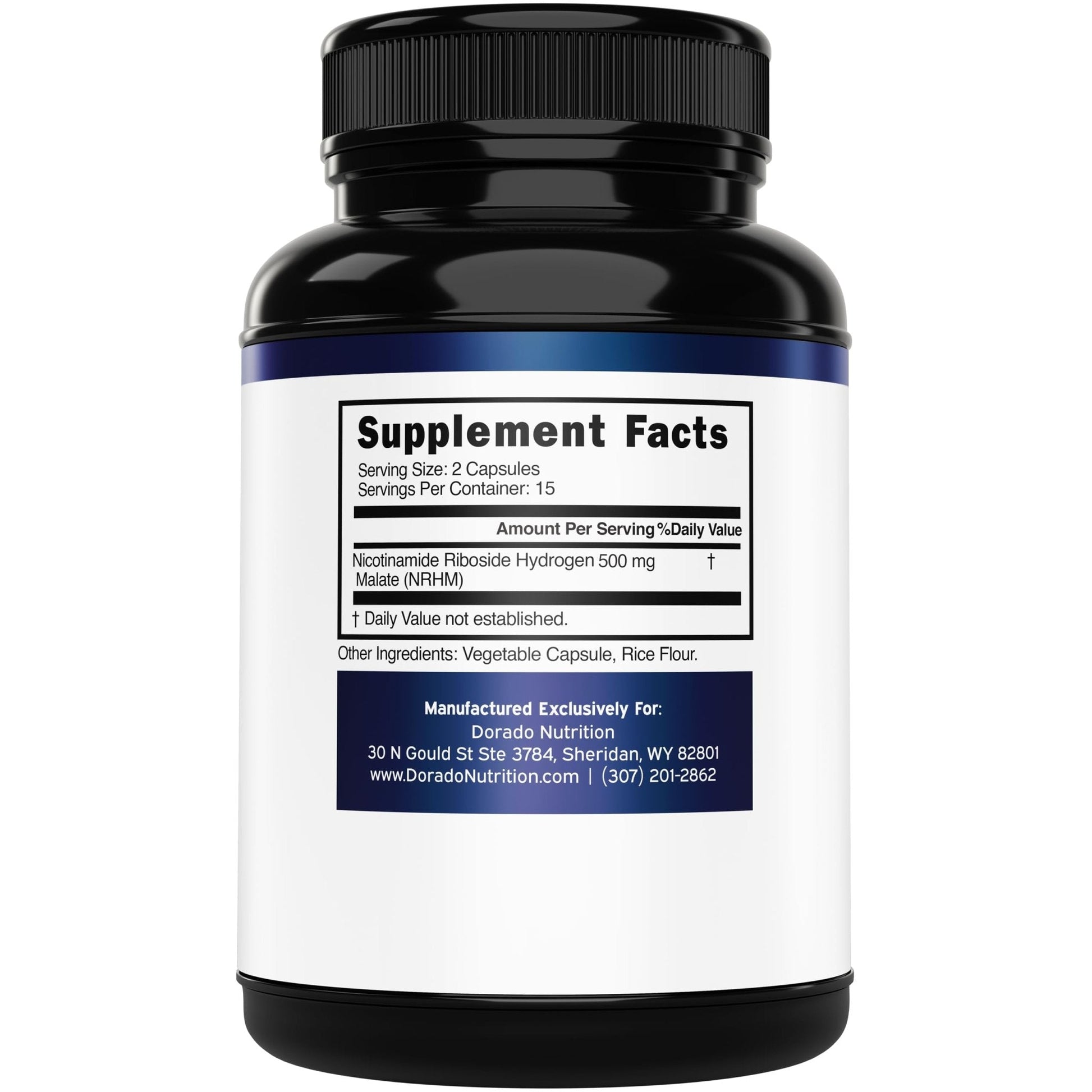 Nicotinamide Riboside 500mg (30 Count) NAD Supplement - NR Supplement For Women & Men to Support NAD+ Levels - NAD Booster - Third Party Tested - Vegan Safe, Non GMO & USA Made (30 Capsules) - Maple Wellness Supplements