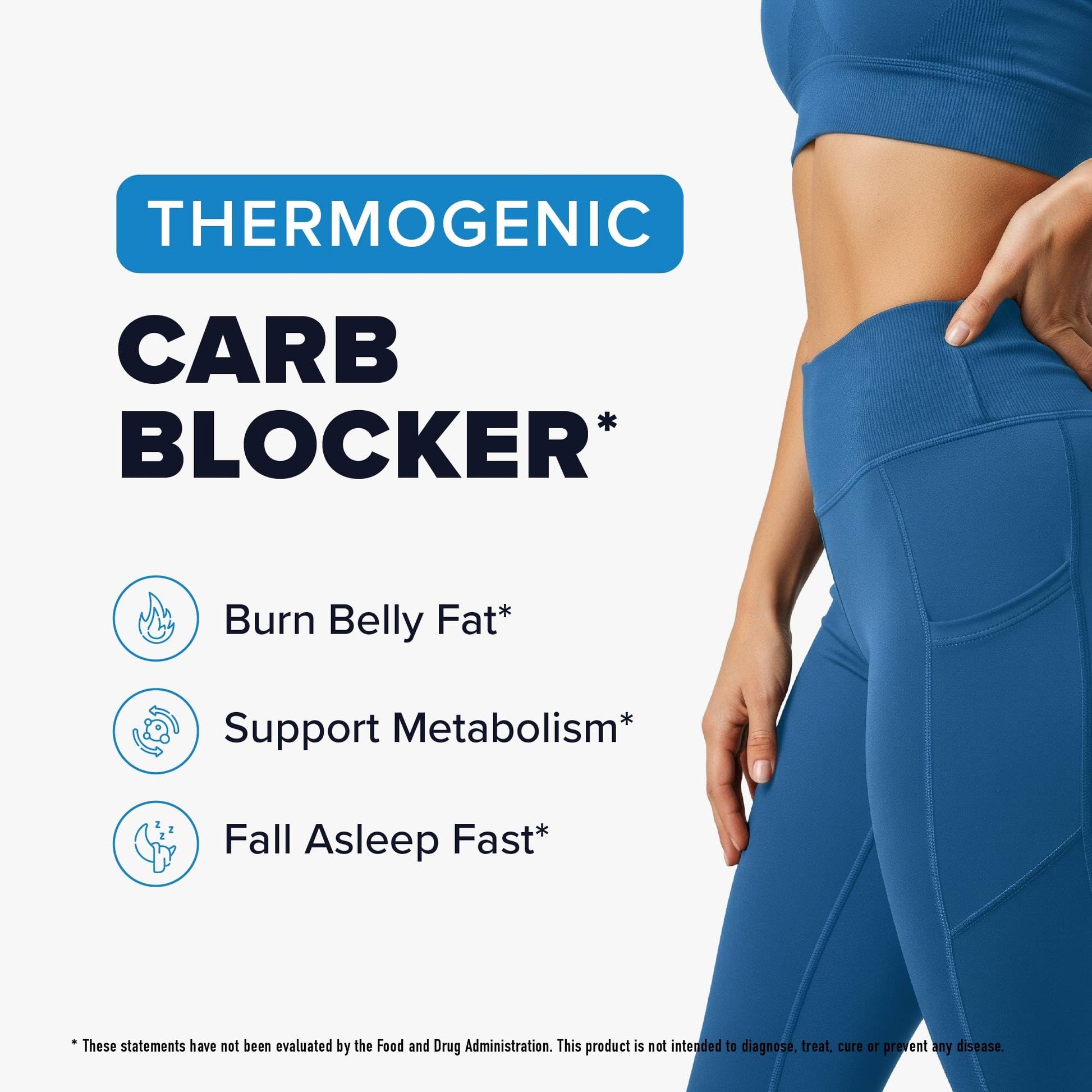 Night Time Fat Burner for Weight Loss Support & Sleep Aid | Appetite Suppressant, Carb Blocker, Nighttime Metabolism Booster for Stomach Fat Burner - Maple Wellness Supplements