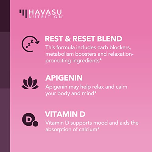 Night Time Fat Burner for Women | Weight Loss and Sleep Support Blend With Apigenin - Maple Wellness Supplements