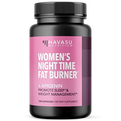 Night Time Fat Burner for Women | Weight Loss and Sleep Support Blend With Apigenin - Maple Wellness Supplements