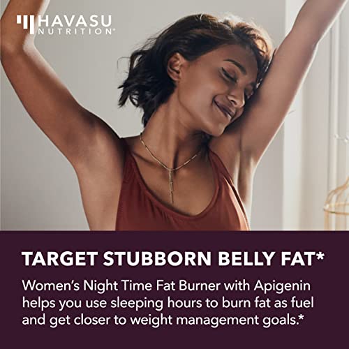 Night Time Fat Burner for Women | Weight Loss and Sleep Support Blend With Apigenin - Maple Wellness Supplements