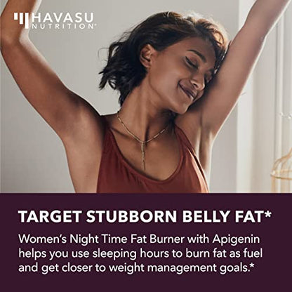 Night Time Fat Burner for Women | Weight Loss and Sleep Support Blend With Apigenin - Maple Wellness Supplements
