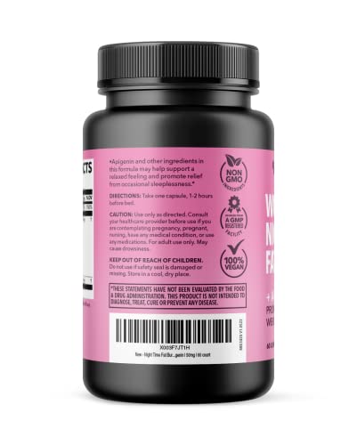 Night Time Fat Burner for Women | Weight Loss and Sleep Support Blend With Apigenin - Maple Wellness Supplements