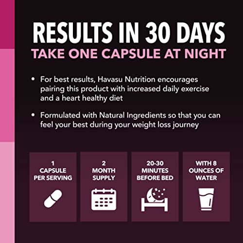 Night Time Fat Burner for Women | Weight Loss and Sleep Support Blend With Vitamin D - Maple Wellness Supplements