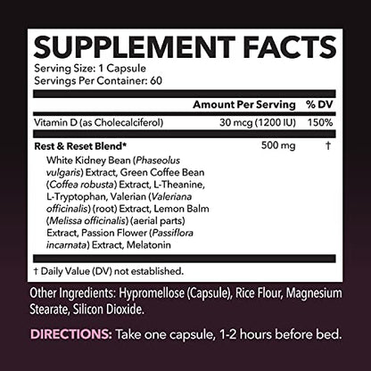 Night Time Fat Burner for Women | Weight Loss and Sleep Support Blend With Vitamin D - Maple Wellness Supplements