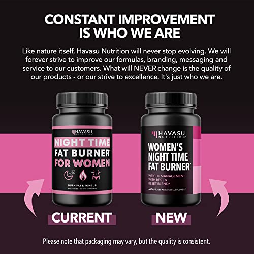 Night Time Fat Burner for Women | Weight Loss and Sleep Support Blend With Vitamin D - Maple Wellness Supplements
