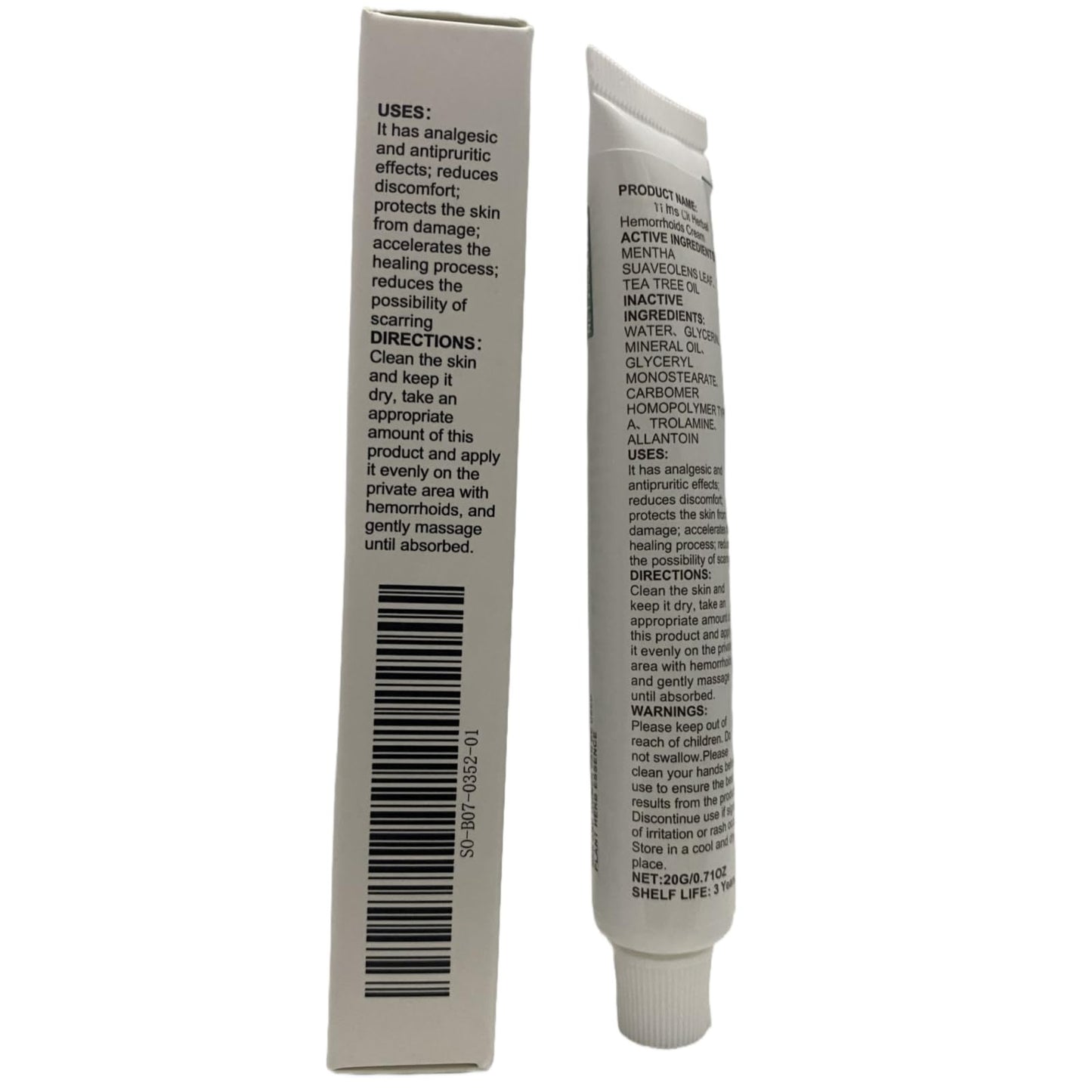 NiTa HyHy Herbal Hemorrhoids Ointment– Hemorrhoid Treatment and Hemorrhoid Cream for Relief Fast Acting Relief of Pain, Swelling, Discomfort, Burning and Itching - Maple Wellness Supplements