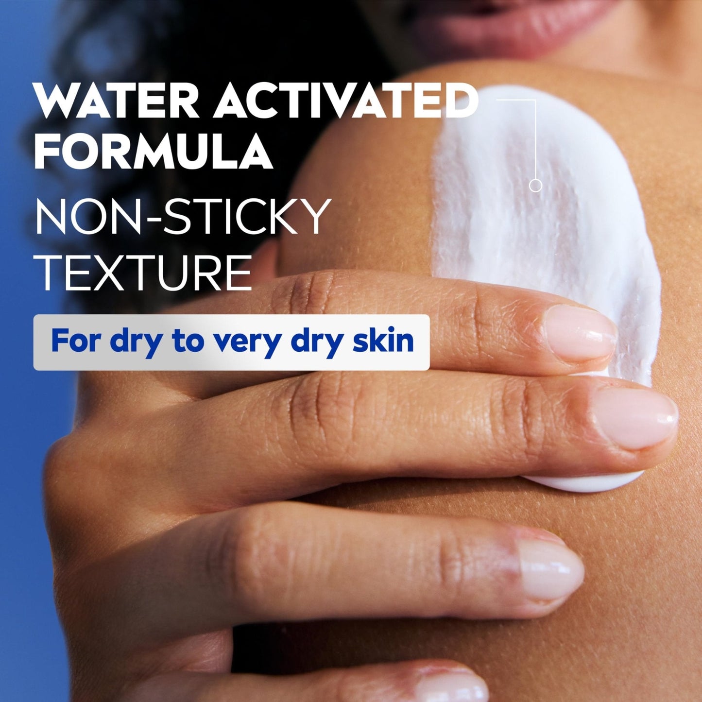 NIVEA Cocoa Butter In Shower Lotion, Water Activated In Shower Moisturizer for Dry Skin to Very Dry Skin, 13.5 FL OZ Bottle - Maple Wellness Supplements