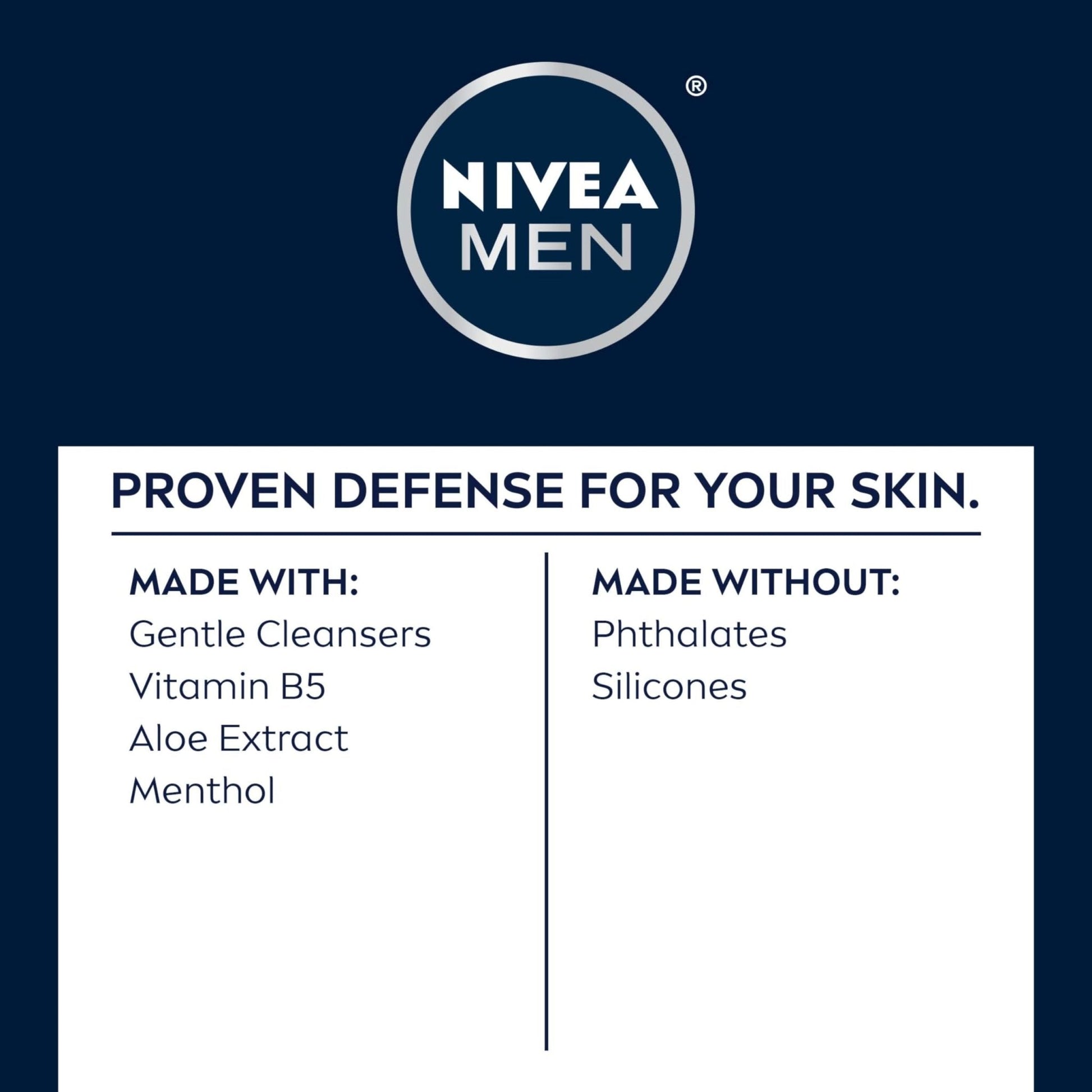 NIVEA MEN Maximum Hydration Face Wash, Face Wash with Provitamin B5 and Aloe Vera - Maple Wellness Supplements