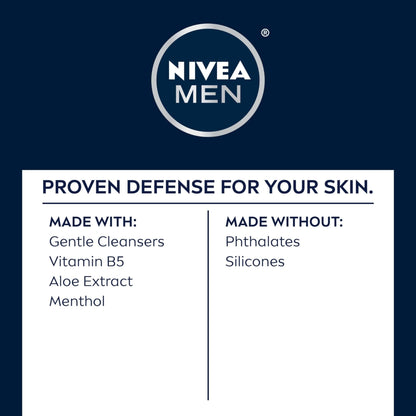 NIVEA MEN Maximum Hydration Face Wash, Face Wash with Provitamin B5 and Aloe Vera - Maple Wellness Supplements