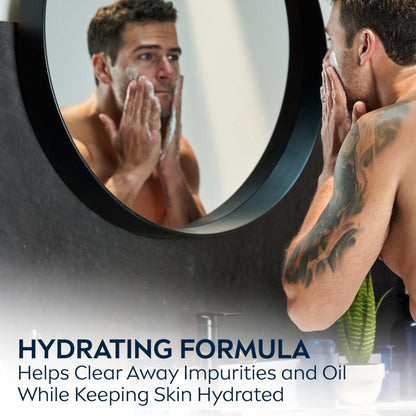 NIVEA MEN Maximum Hydration Face Wash, Face Wash with Provitamin B5 and Aloe Vera - Maple Wellness Supplements
