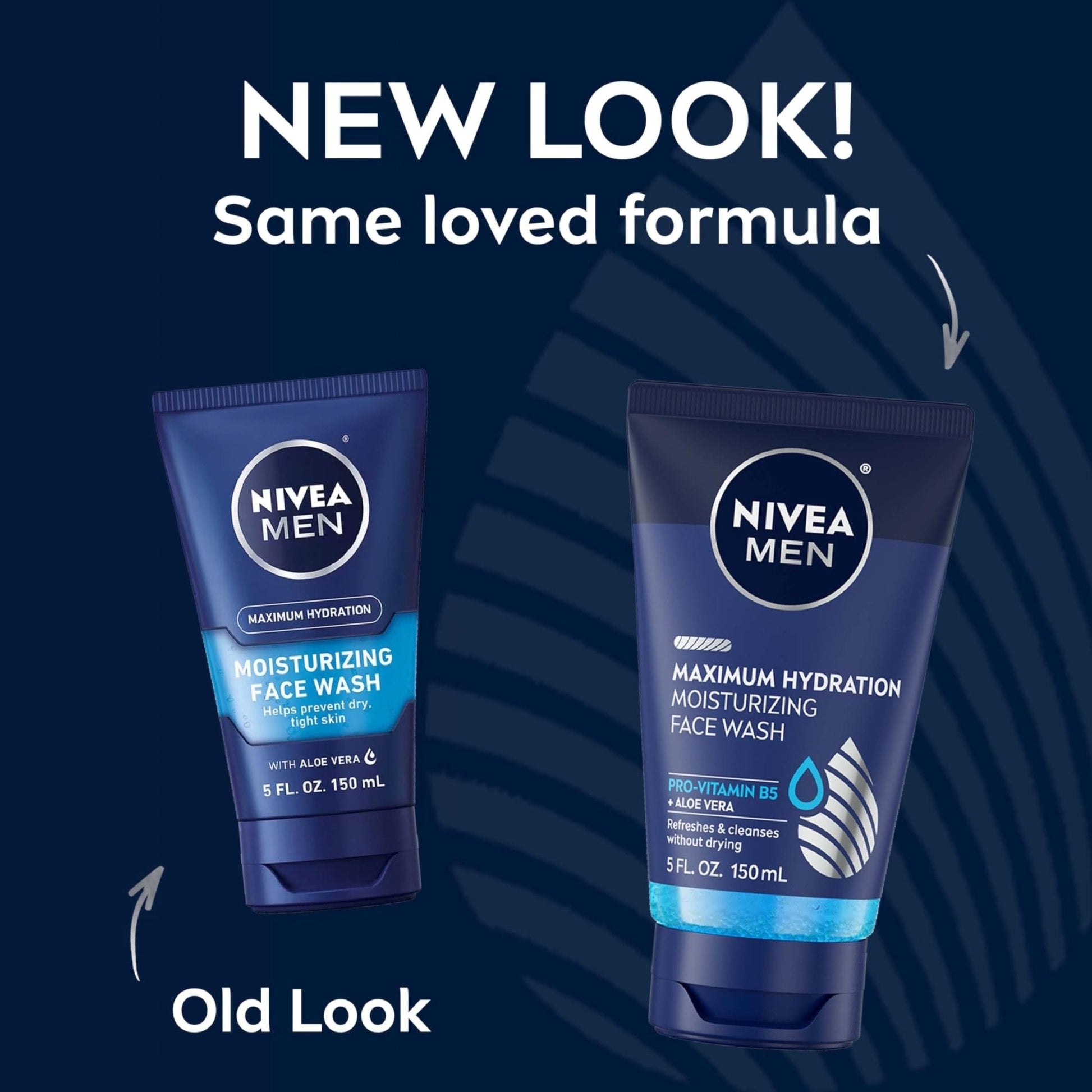 NIVEA MEN Maximum Hydration Face Wash, Face Wash with Provitamin B5 and Aloe Vera - Maple Wellness Supplements
