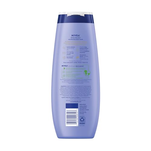 NIVEA Nourishing Shea Butter Body Wash with Nourishing Serum, Moisturizing Body Wash for Women - Maple Wellness Supplements