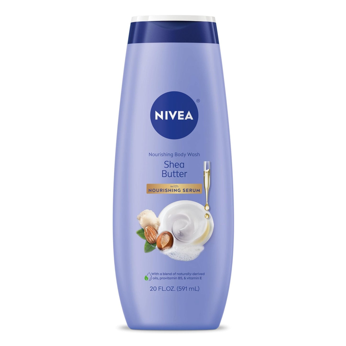 NIVEA Nourishing Shea Butter Body Wash with Nourishing Serum, Moisturizing Body Wash for Women - Maple Wellness Supplements