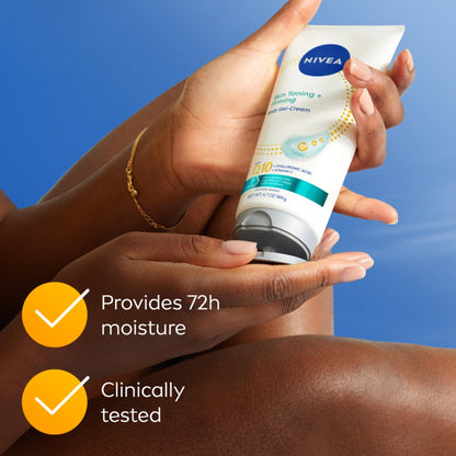 NIVEA Skin Firming & Toning Body Gel Cream with Q10, Hyaluronic Acid and Vitamin C - Maple Wellness Supplements