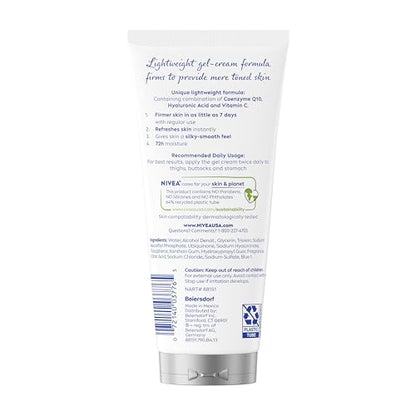 NIVEA Skin Firming & Toning Body Gel Cream with Q10, Hyaluronic Acid and Vitamin C - Maple Wellness Supplements