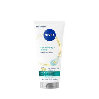 NIVEA Skin Firming & Toning Body Gel Cream with Q10, Hyaluronic Acid and Vitamin C - Maple Wellness Supplements