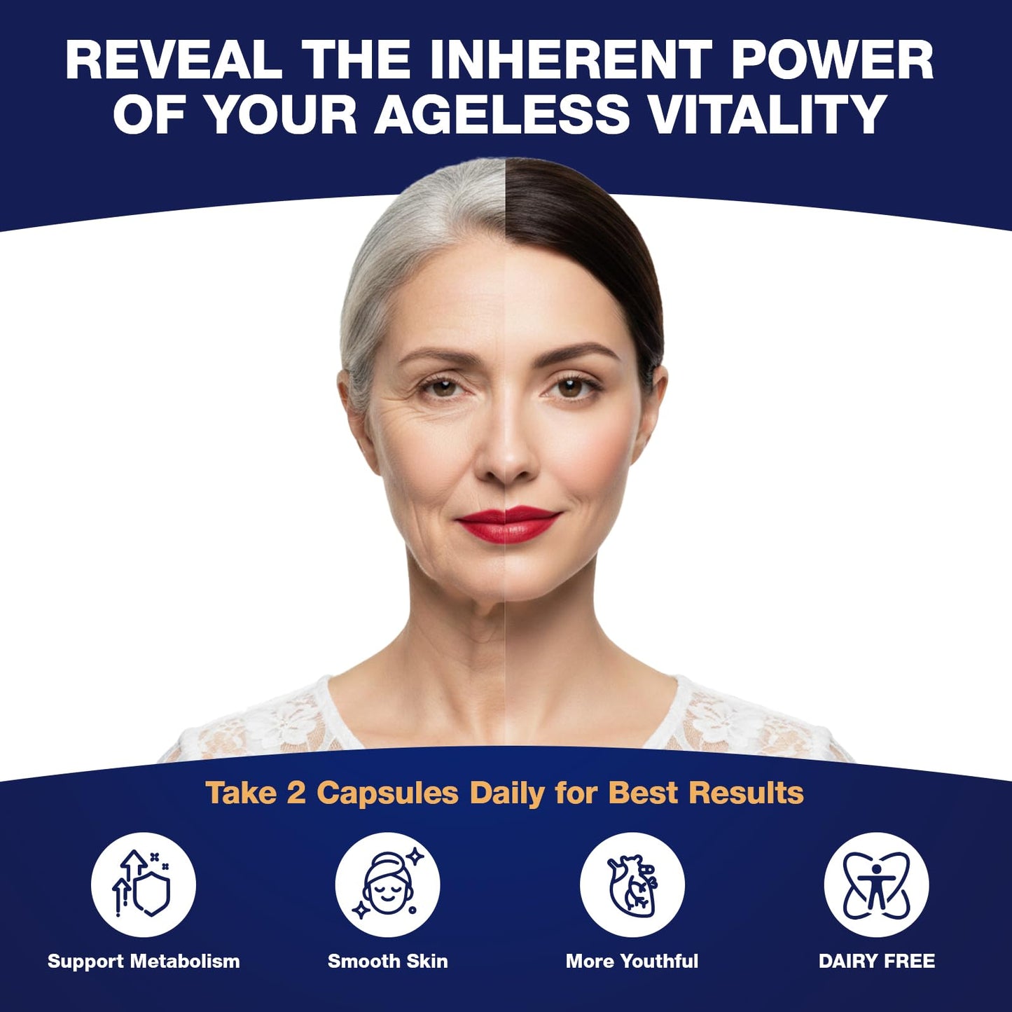 NLMUBR LUCKSIT NAD Supplement - NAD Nicotinamide Riboside Resveratrol 900mg, NAD Supplements for Women & Man, Liposomal NAD+ for Anti Aging & Cell Regenerator, 80 Capsules - Maple Wellness Supplements