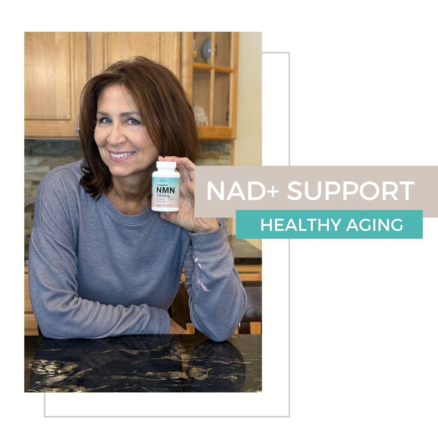 NMN Supplement 1000mg Pure - Liposomal NMN for NAD+ Supplement, Tested in USA, 60 Capsules - Maple Wellness Supplements