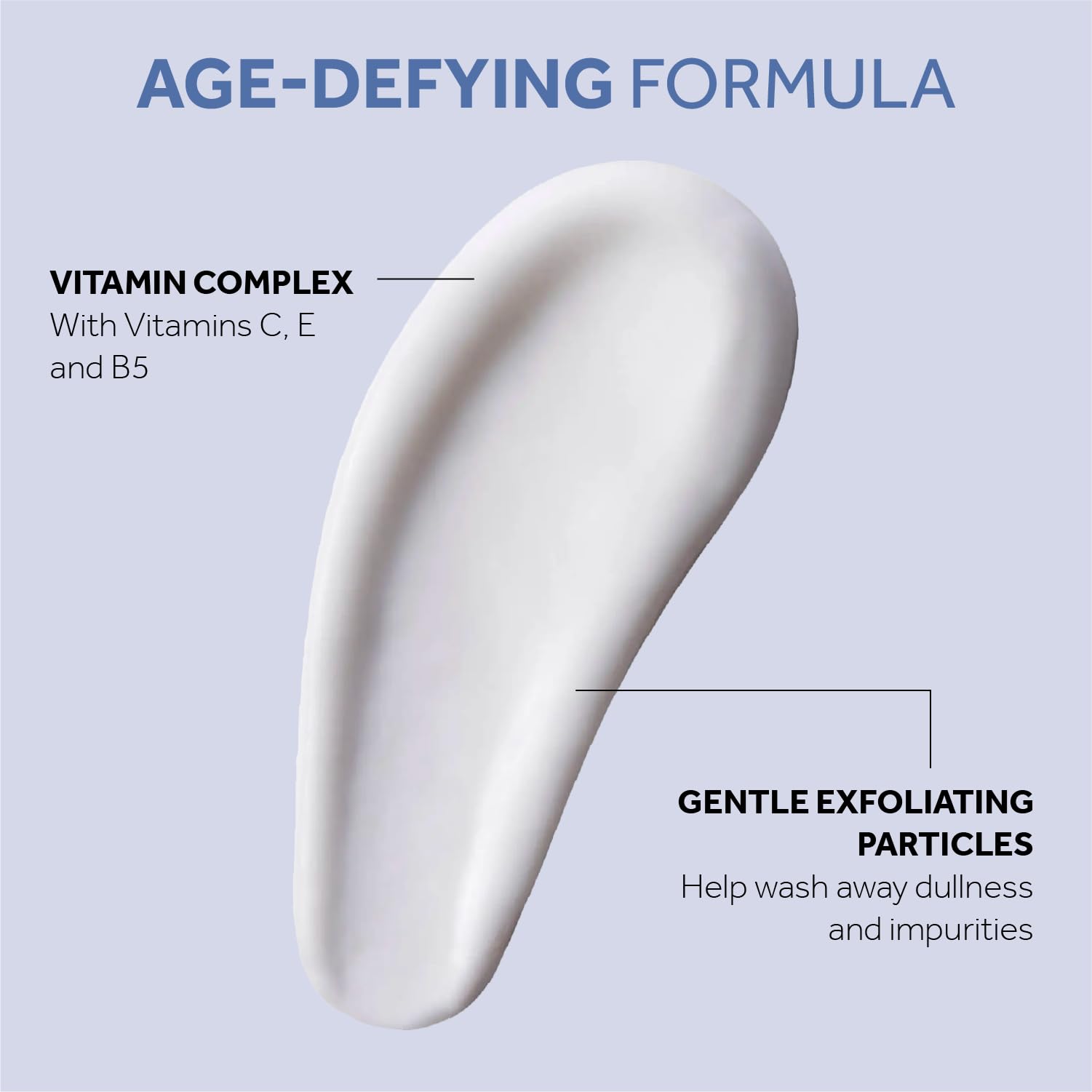 No7 Lift & Luminate Dual Action Cleansing & Exfoliating Face Wash - Gentle Face Exfoliator with Vitamin C, E & B5 - Maple Wellness Supplements