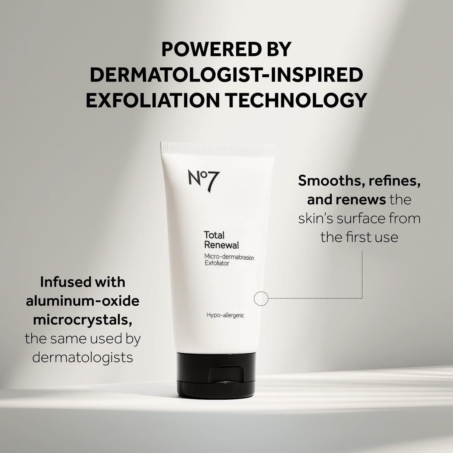 No7 Microdermabrasion Total Renewal Face Scrub - Exfoliating Face Wash & Dark Spot Corrector for Sensitive Skin - Maple Wellness Supplements