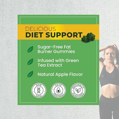 Nobi Nutrition Green Tea Fat Burner Gummies for Weight Loss | Metabolism Boost - Maple Wellness Supplements