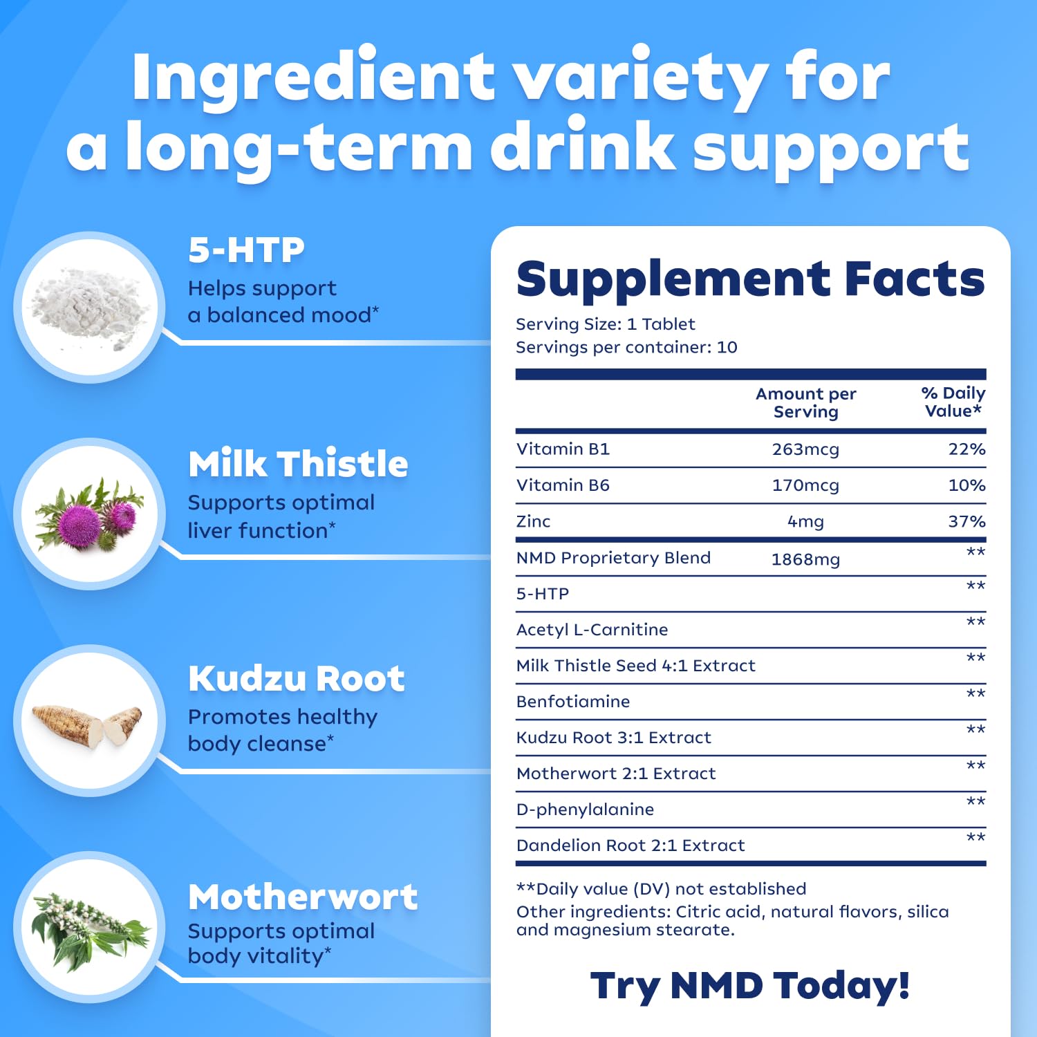 NoMoreDrinks Alcohol Cravings Reducer - Stop Drinking Alcohol Supplements & Liver - Maple Wellness Supplements