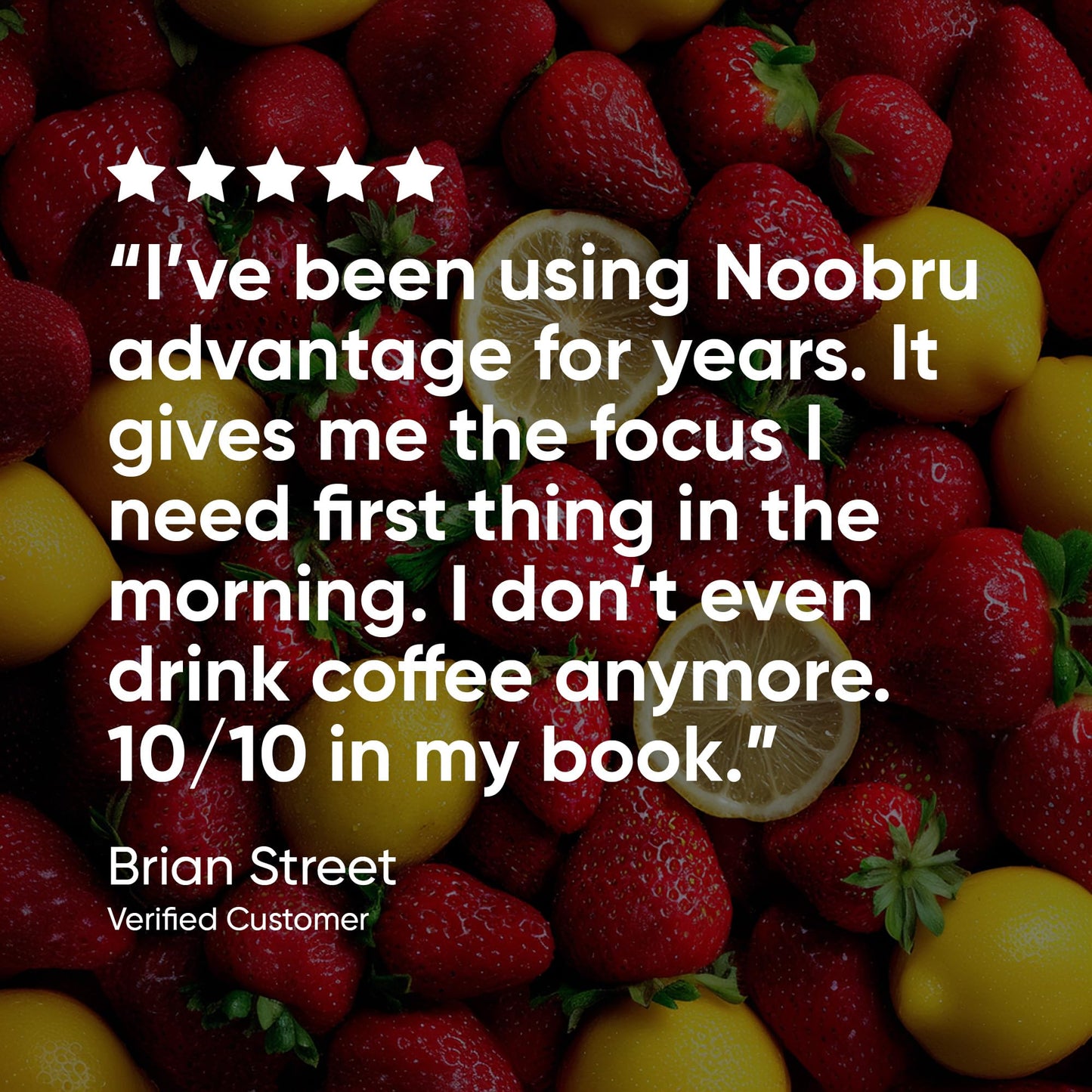 Noobru Аdvantage Nootropic - Delicious Nootropics Brain Supplement with 11 Active Ingredients - Natural Cognitive Enhancer - 20 Strawberry Lemonade Sachets - 1 Month Supply, 20 Count (Pack of 1) - Maple Wellness Supplements