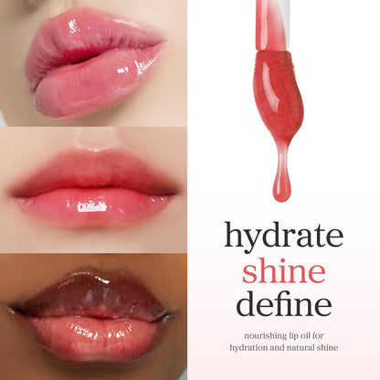 NOONI Korean Lip Oil - Appleberry | Long-Lasting, Moisturizing, Plumping, Revitalizing for Dry Lips, Waterproof, No Peel Off, Hydrating, Nourishing Crystal Clear, Stocking Stuffers, 0.12 FL Oz - Maple Wellness Supplements